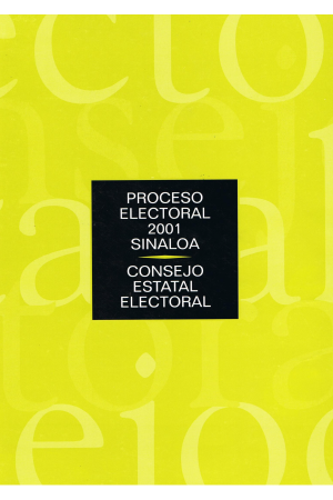 Memoria Proceso Electoral Local 2001